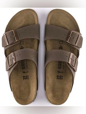 Birkenstock Arizona Birkibuc Sandals Brown Mocha 11 45
